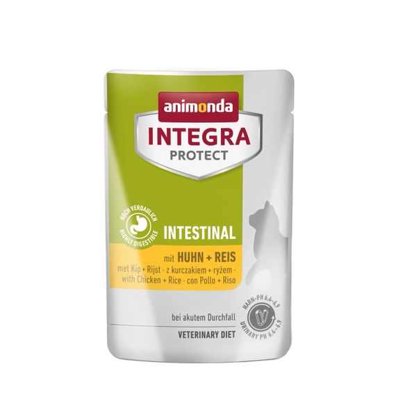 Влажный корм для котов с проблемами ЖКТ Integra Protect Intestinal with Chicken + Rice, 100 гр