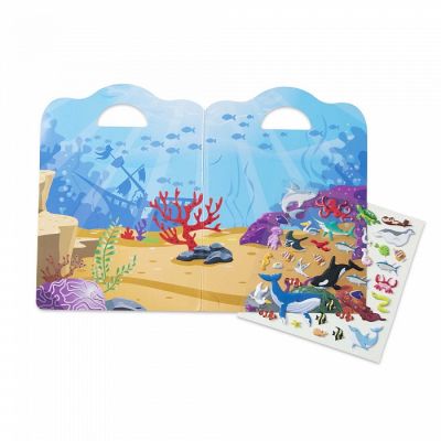 Набір для творчості Melissa&amp;Doug об&apos;ємні багаторазові наліпки Океан (MD30520) | Зображення 3