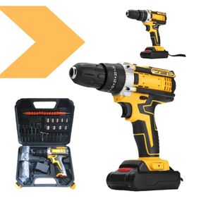 Акумуляторна дрель в чемодані 2 аккумулятора Makingpro Screwdriver Set 12В чорного кольору. (42652-1344-3_1280)