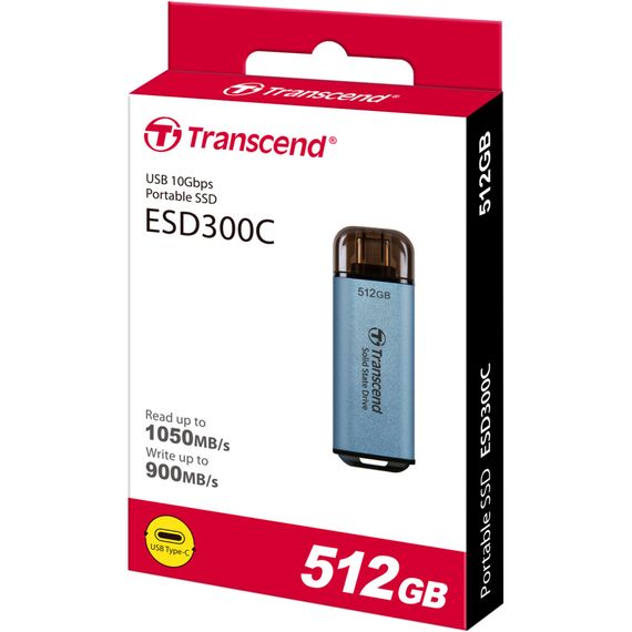 Накопичувач SSD USB Type-C 512GB ESD300 Transcend (TS512GESD300C) | Зображення 6