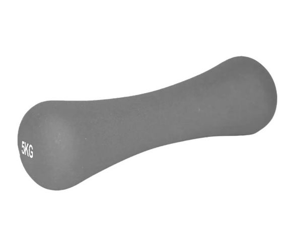 Гантель неопренова PowerPlay 4126 Spartacus 5 кг Сіра 1 шт (PP_4126_5kg)