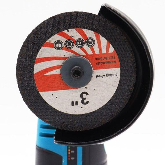 Аккумуляторная болгарка в кейсе + аккумулятор 12V, диск 75мм / Угловая шлифовальная машина / Мини болгарка | Зображення 4