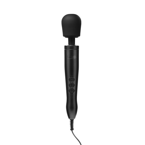 Вібромасажер DOXY Original Black, дуже потужний, живлення 220В, пульсівні вібрації | Зображення 2
