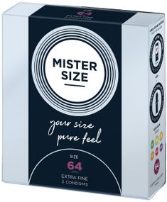 Презервативы Mister Size 64 mm (3шт) Sex Aura