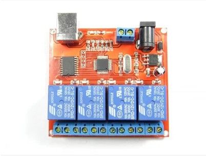 HID USB реле управления нагрузкой через компьютер 10A, 4 канала 5В | Зображення 3