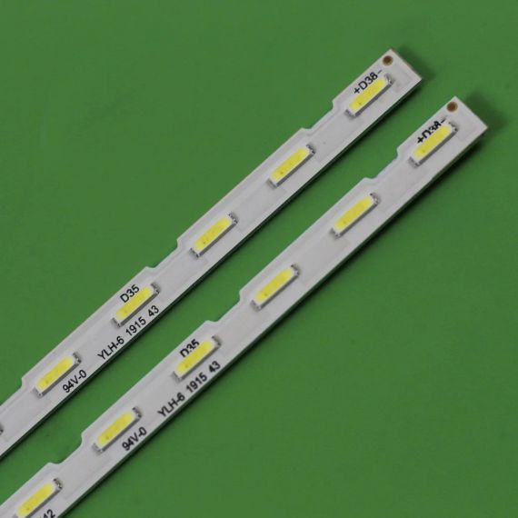 LED підсвітка Samsung TV 49" JL.E490K2330-408BS-R7P-M-HF AOT-49-NU7100-2X28-3030C-d6t-2d1-19S2P UN49NU 2шт. Світлодіод 7х2 мм | Зображення 1