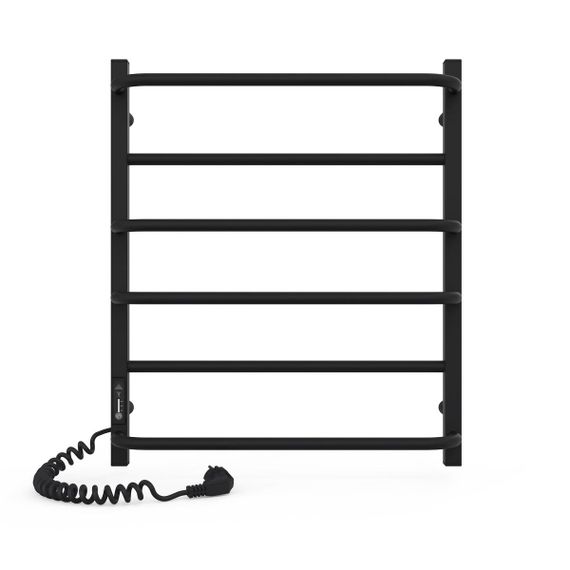 Электрическая полотенцесушилка Laris Зебра Комфорт ЧФЧ6 500 х 600 Е (подкл. слева) R3 | Зображення 1