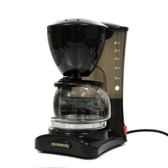 Крапельна кавоварка Crownberg Cb 1563 800W зі скляною колбою | Зображення 4