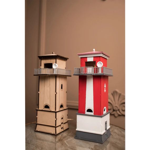 Конструктор дерев'яний 3D маяк "Кисляківський Задній" (Україна, Миколаївська область) TMP-001, 57 деталей | Зображення 4