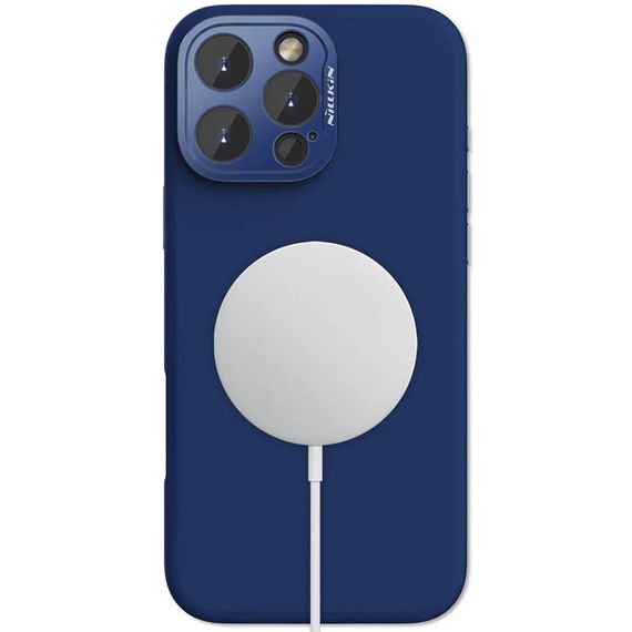 Чохол Silicone Nillkin LensWing Prop Magnetic для Apple iPhone 16 Pro (6.3") Синій / Blue | Зображення 1