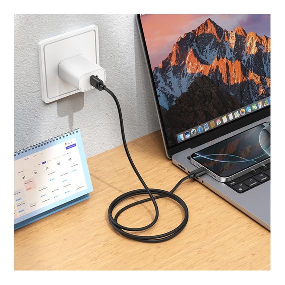 USB Hoco X122 Silicone Lightning 2.4A | Зображення 8