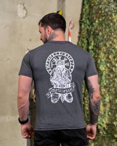 Хлопковая  Футболка Руни grey   ПП7689