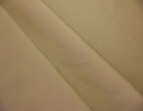 Коттоновая ткань итальянская хлопок с эластаном однотонная бежевого цвета MI 131