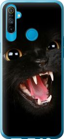Чехол на Realme C3 Чёрная кошка "932u-1889-17620"