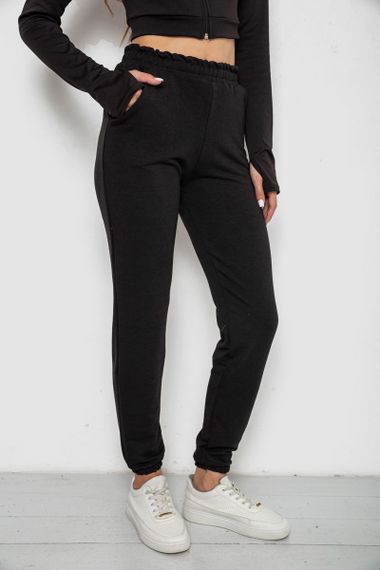 Спортивные штаны женские, цвет черный, 238R345-1 | Зображення 2