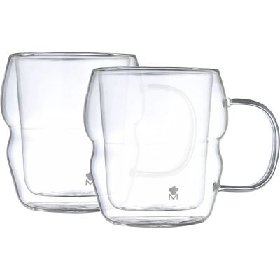 Набор чашек MasterPro Mixology з подвійними стінками 450 мл, 2 шт (BGMP-20206)