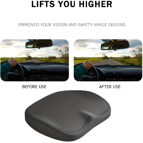 Ортопедична подушка для сидіння Memory Foam з ефектом пам'яті для офісу та авто | Зображення 2