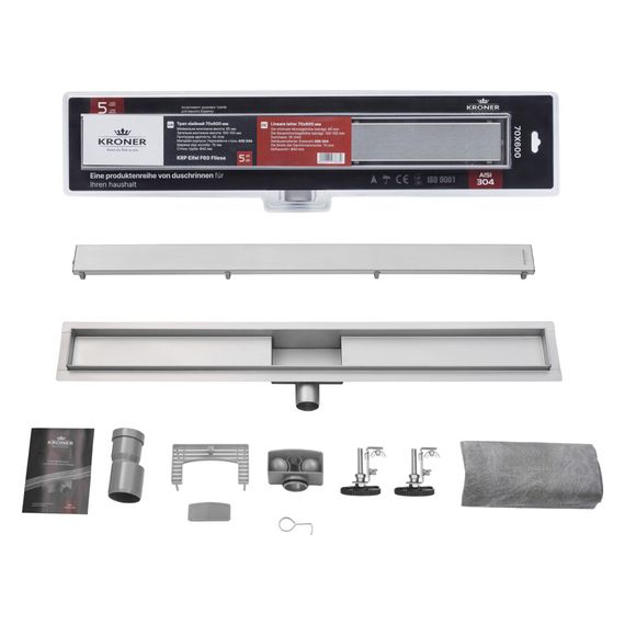 Лінійний трап Kroner KRP Eifel F60 Fliese із сухим затвором (CV034172) | Зображення 3