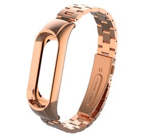 Металевий ремінець Primo Classic для фітнес-браслета Xiaomi Mi Band 3 - Rose Gold