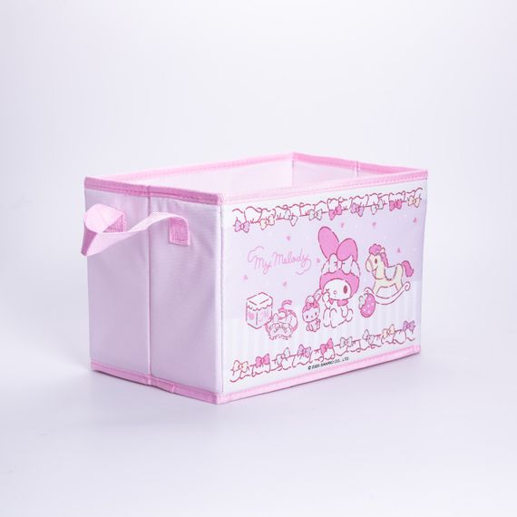 Кошик для іграшок 30×20×20 (см) м'який складаний Рожевий HP-41-7P | Зображення 1