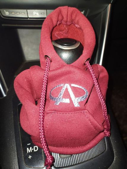 Чохол кофта Худі аксесуар на КПП  Car Hoodie Chery чері бордовий подарунок автомобілісту 10070