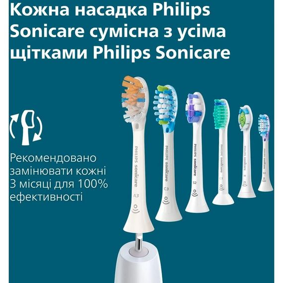 Електрична зубна щітка Philips Sonicare HX7406/02 (серія 6100), Блакитний - Уцінка | Зображення 2