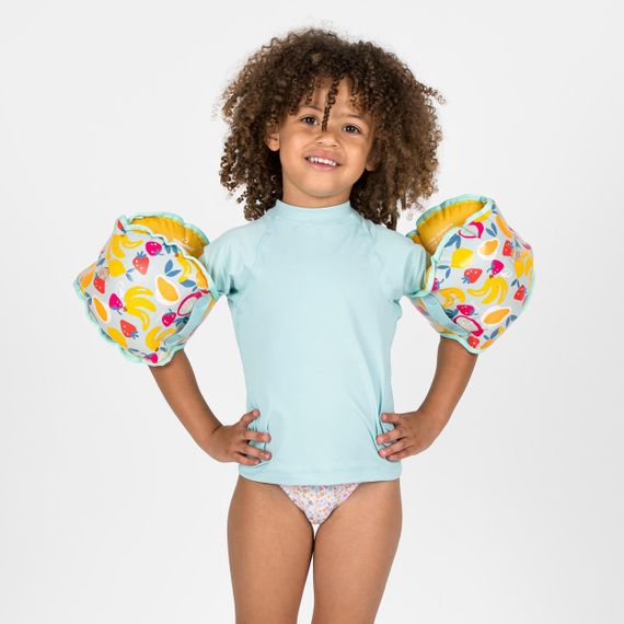 Пояс з нарукавниками Tiswim адаптивний для дітей 15-30 кг блакитний з принтом - One Size | Зображення 2