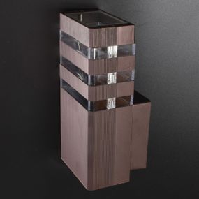 Ліхтар вуличний настінний 25936 Коричневий 23х11х10 см.