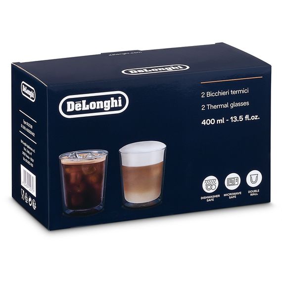 Набор стаканов низких с двойным дном Delonghi Drinks DLSС-318 400 мл 2 шт | Зображення 2