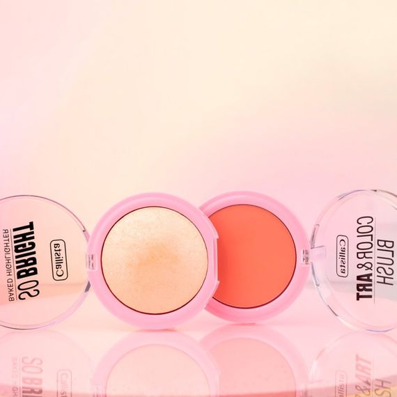 Хайлайтер Callista So Bright Baked Highlighter - 01 Snowy Glowy Light (10 г) | Зображення 3