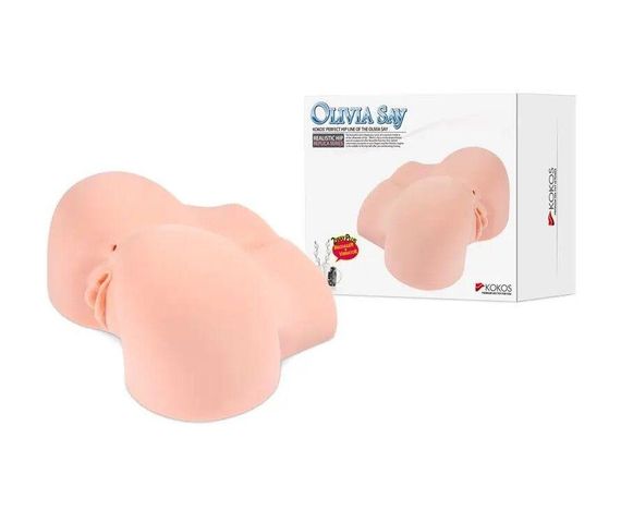 Мастурбатор Kokos OLIVIA SAY 2WayPlus с вибрацией и массажем sexstyle | Зображення 3