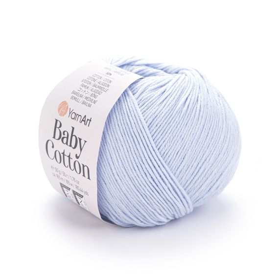 Пряжа YarnArt Baby Cotton No 450 (Ярнарт Бебі Коттон) 50 г / 165 м напівбавовна для дитячих речей та іграшок амігурумі