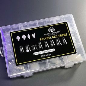 Микс верхних форм Global Fashion (8 видов,192шт) + молды (4 вида 96шт) в боксе