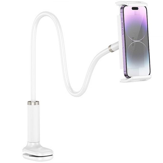 Регульована підставка для телефону/планшета Hoco HD10 Bamboo lazy stand White | Зображення 1