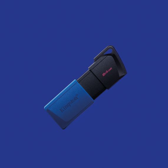 USB 3.2 флешка Kingston DataTraveler Exodia M, накопичувач на 64 Гб, 5 Гбіт/с, Синя | Зображення 6