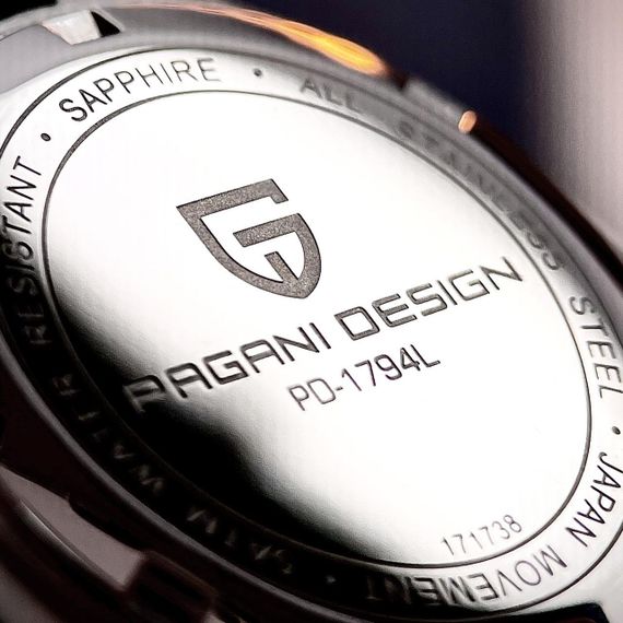 Жіночий годинник Pagani Design PD-1794L Silver-Rose Gold-Blue | Зображення 6
