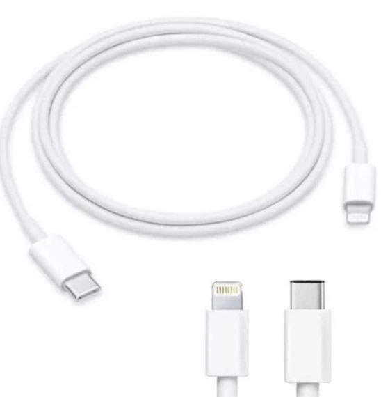Провод кабель USB-C to Lightning Cable 2 м для телефона компьютера планшета быстрая зарядка Белый | Зображення 1