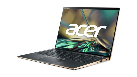 Ноутбук Acer Swift 5 SF514-56T 14' WUXGA IPS Touch, Intel i5-1240P, 16GB, F512FB, UMA, Win11H, зелений (NX.K0HEU.006) | Зображення 2