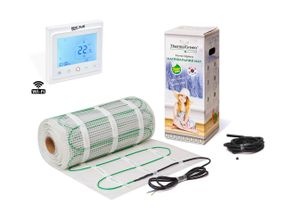 Комплект Кабельный мат ThermoGreen 1м2 + Терморегулятор BHT-002 (Wi-Fi)