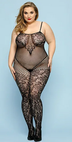 Боді комбінезон з квітковим принтом (без доступу) Maria XL/XXL Sex Aura