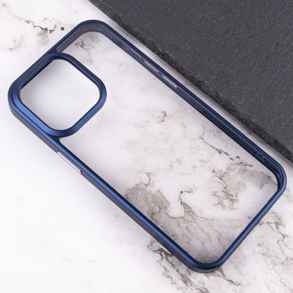 TPU+PC чехол Chrome Buttons для Apple iPhone 13 Pro Max (6.7") | Зображення 1