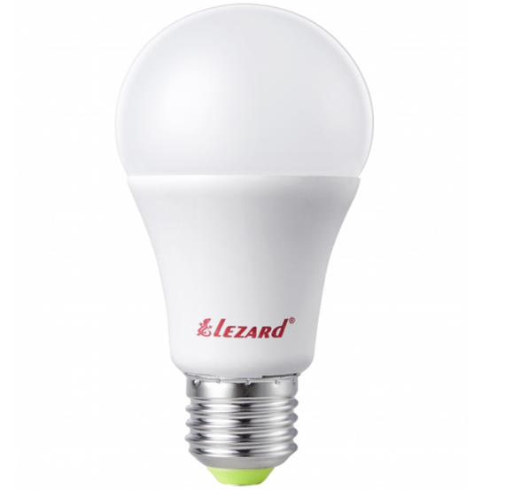 Лампа A60 11W E27 4200К 220V LED GLOB Лезард