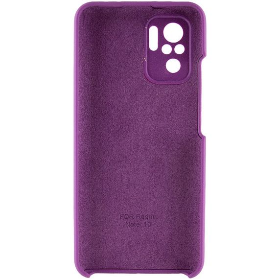 Чохол Silicone Cover Full Camera (AAA) для Xiaomi Redmi Note 10 / Note 10s | Зображення 1