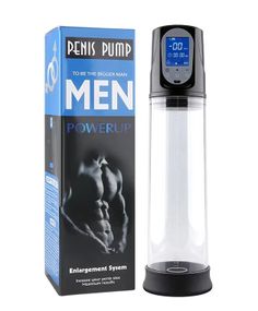 Електрична вакуумна помпа для чоловіків PowerUp Men з дисплеєм та автокеруванням тиску