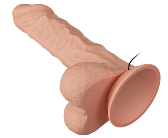 Великий Вібратор на присосці BAILE — Beautiful Burag Vibration 9.4" sexstyle | Зображення 6