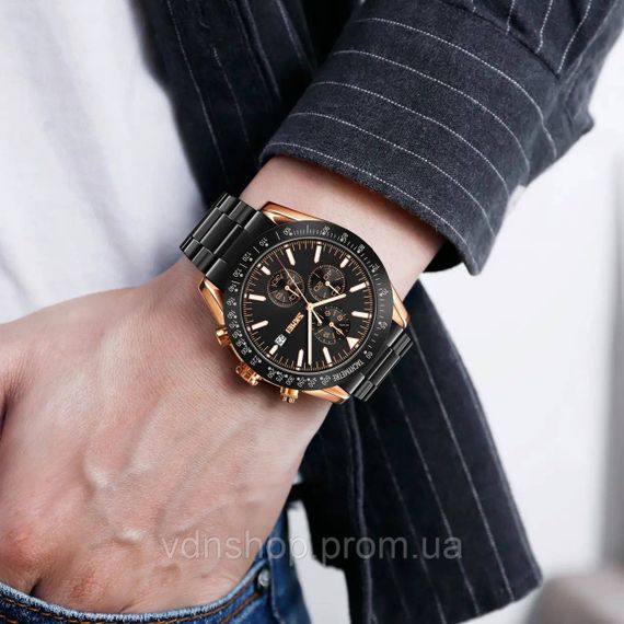 Брендові чоловічі годинники на браслеті SKMEI, Елітні наручні годинники чоловічі LY-88 | Зображення 1