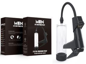 Вакуумна помпа з манометром CANWIN Men Air Gun Penis Pump - P398 Sex Aura