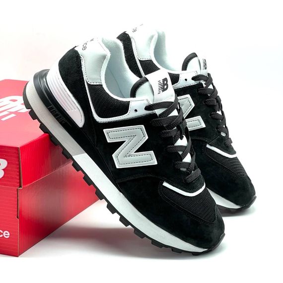 Кросівки демісезонні New Balance колір чорний/білий | Зображення 1