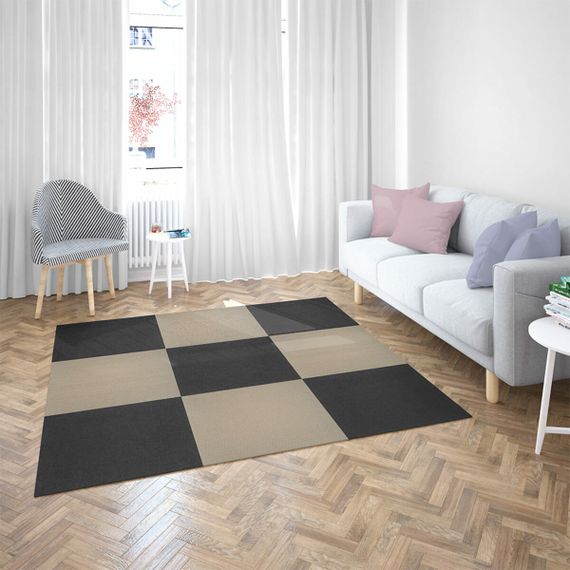 Самоклеюча плитка під ковролін бежева 600х600х4,5мм SW-00001290 | Зображення 4