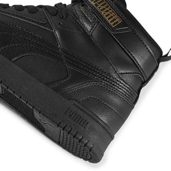 Кроссовки-кеды мужские Puma RBD Game Sneakers 385839 06 (черные, кожаные, повседневные, закрытые, бренд пума) | Зображення 7